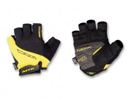 Cyklistické rukavice vel.S, pánské žluté