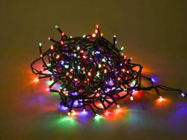 Světelný řetěz 20m, 400LED, barevný 8fce Světelný řetěz 20m, 400LED, barevný 8fce