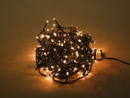 Světelný řetěz 10m, 200LED, teplá bílá 8fce Světelný řetěz 10m, 200LED, teplá bílá 8fce