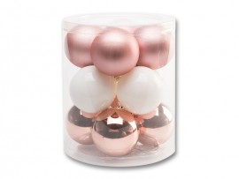 Vianočné gule 216;6cm rozprávkový mix, 12ks