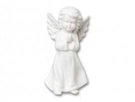 Vánoční dekorace anděl 16cm, keramika