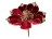 Vánoční květ magnolie, bordó, 14 cm Vánoční květ magnolie, bordó, 14 cm