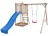 Dětské hřiště s modrou sluzavkou Marimex Play Basic 006