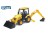 Bruder 2427 - Traktor JCB MIDI CX s čelním nakladačem a lžící