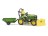 Bruder 62104 - bworld Záhradný traktor John Deere s vozíkom a figúrkou