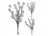 Vánoční dekorace větvička stříbrná