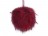 Vánoční koule Ø14cm červená, peří