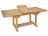 Obdélníkový stůl GENTLE 76x150-200x90cm, teak Obdélníkový stůl GENTLE 76x150-200x90cm, teak