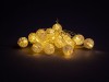 Světelný řetěz koule 20LED, teplá bílá Světelný řetěz koule 20LED, teplá bílá