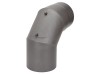 Kouřové koleno 150 mm s otvorem, antracit Kouřové koleno 150 mm s otvorem, antracit