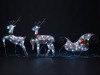LED dekorácia vianočný set sobov, 60LED LED dekorácia vianočný set sobov, 60LED
