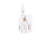 LED dekorace kostelík porcelánový, 25cm LED dekorace kostelík porcelánový, 25cm