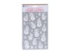 Samolepky biele s flitrami 25x14 cm, snehul Samolepky biele s flitrami 25x14 cm, snehul