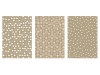 Balicí kraft papír bílý potisk 3 motivy, 70g, 200x70 cm Balicí kraft papír bílý potisk 3 motivy, 70g, 200x70 cm