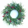 Veniec s eukalyptom a červenými bobuľami, 50cm Veniec s eukalyptom a červenými bobuľami, 50cm