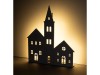 LED Drevená dekorácia na stenu, 26,5x2,5x30 cm, 25warm LED LED Drevená dekorácia na stenu, 26,5x2,5x30 cm, 25warm LED