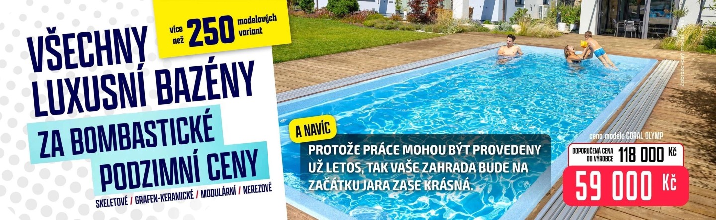 Slide: Kopané bazény