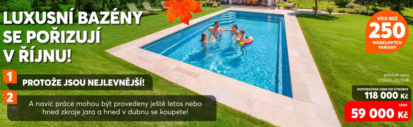 Slide: Kopané bazény