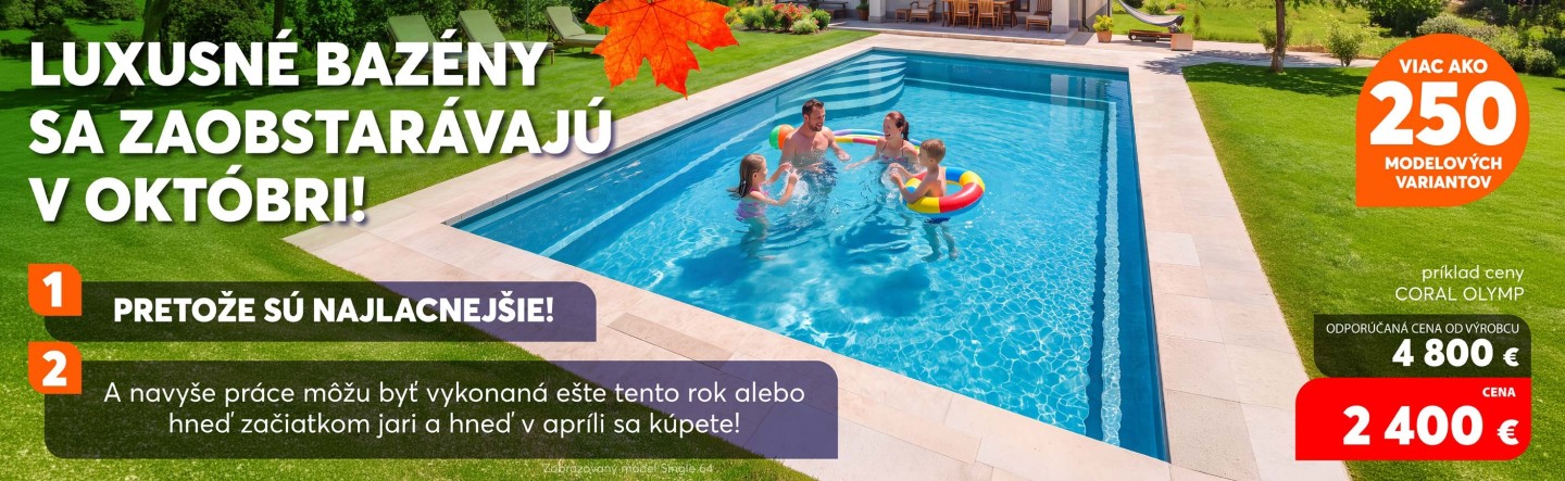Slide: Kopané bazény