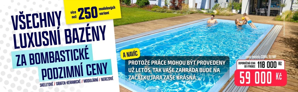 Slide: Kopané bazény