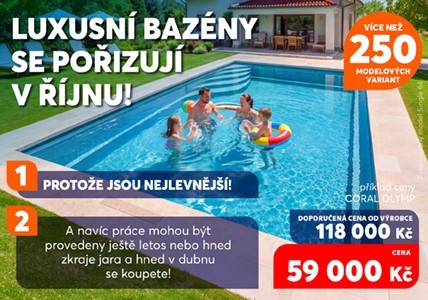 Slide: Kopané bazény