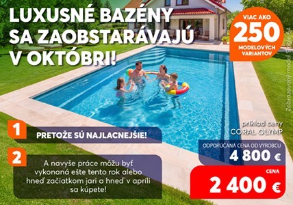 Slide: Kopané bazény