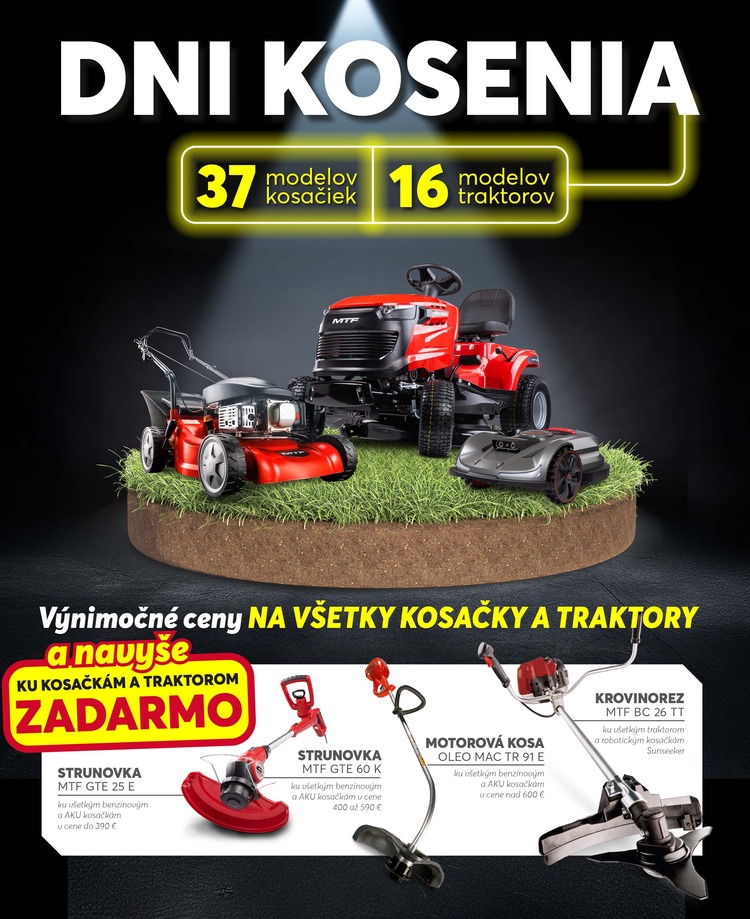 10 dní kosenia
