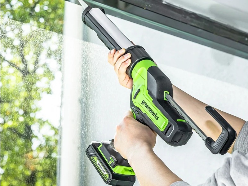LED indikace stavu nabití baterie Greenworks G60