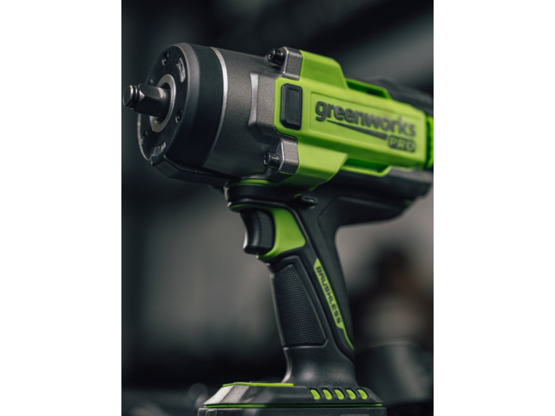 LED indikace stavu nabití baterie Greenworks G60