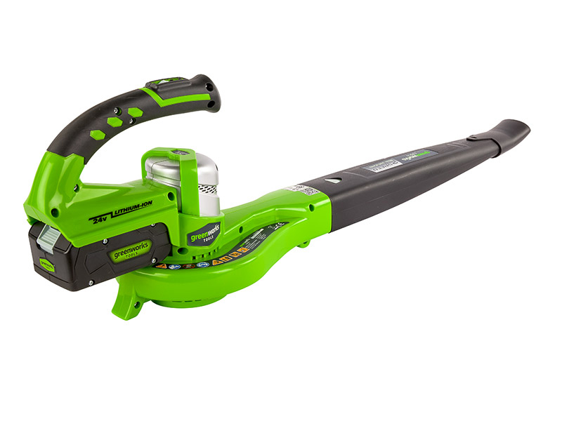 LED indikace stavu nabití baterie Greenworks G60