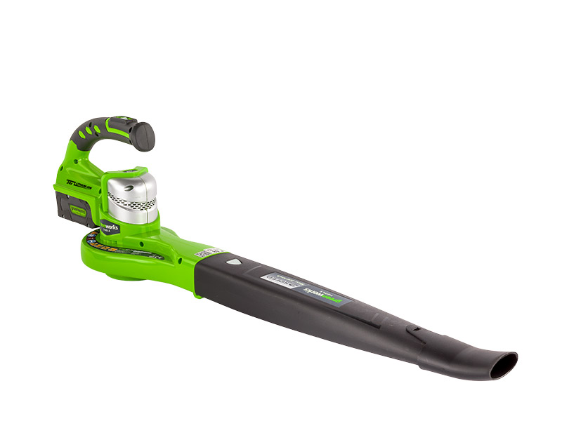 LED indikace stavu nabití baterie Greenworks G60