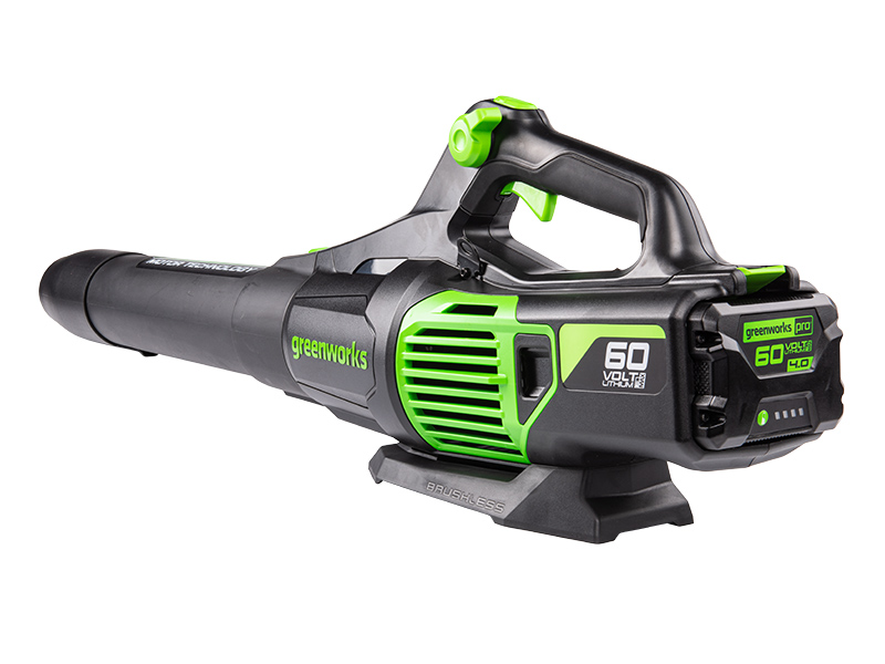 LED indikace stavu nabití baterie Greenworks G60