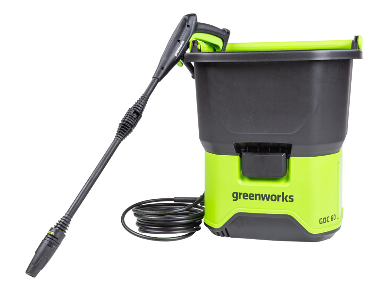 LED indikace stavu nabití baterie Greenworks G60