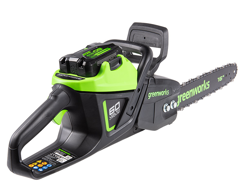 LED indikace stavu nabití baterie Greenworks G60