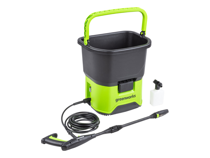 LED indikace stavu nabití baterie Greenworks G60