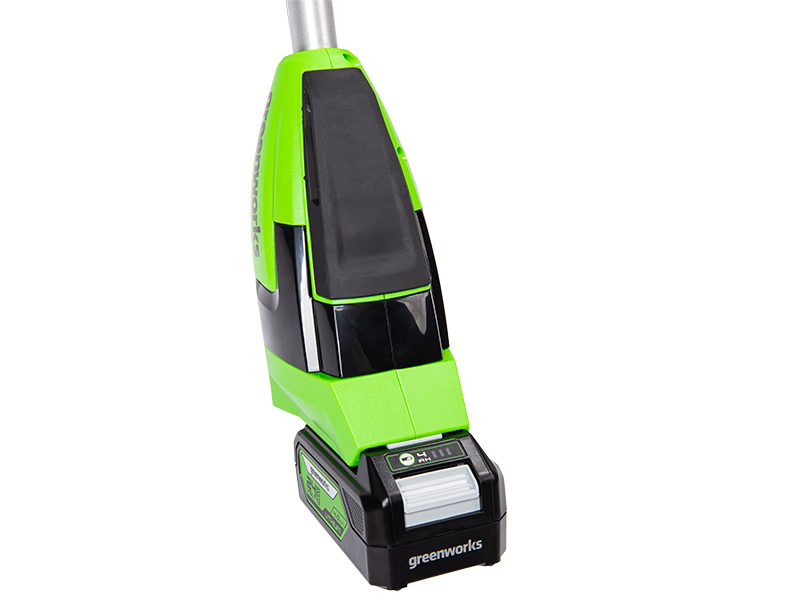 LED indikace stavu nabití baterie Greenworks G60