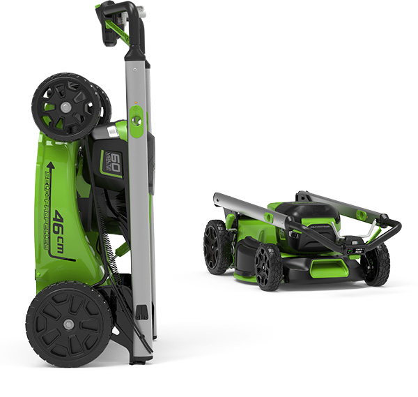 LED indikace stavu nabití baterie Greenworks G60