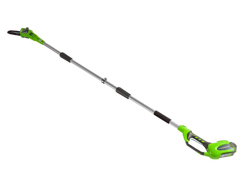 LED indikace stavu nabití baterie Greenworks G60