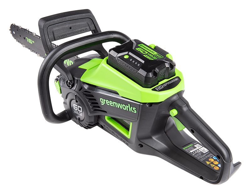 LED indikace stavu nabití baterie Greenworks G60