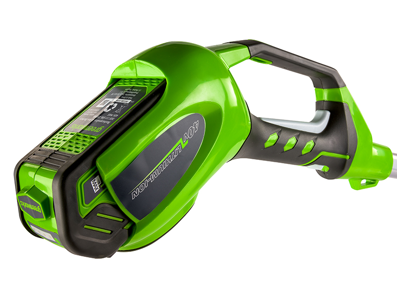 LED indikace stavu nabití baterie Greenworks G60