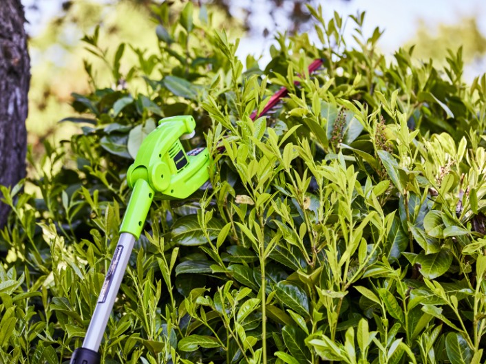 LED indikace stavu nabití baterie Greenworks G60