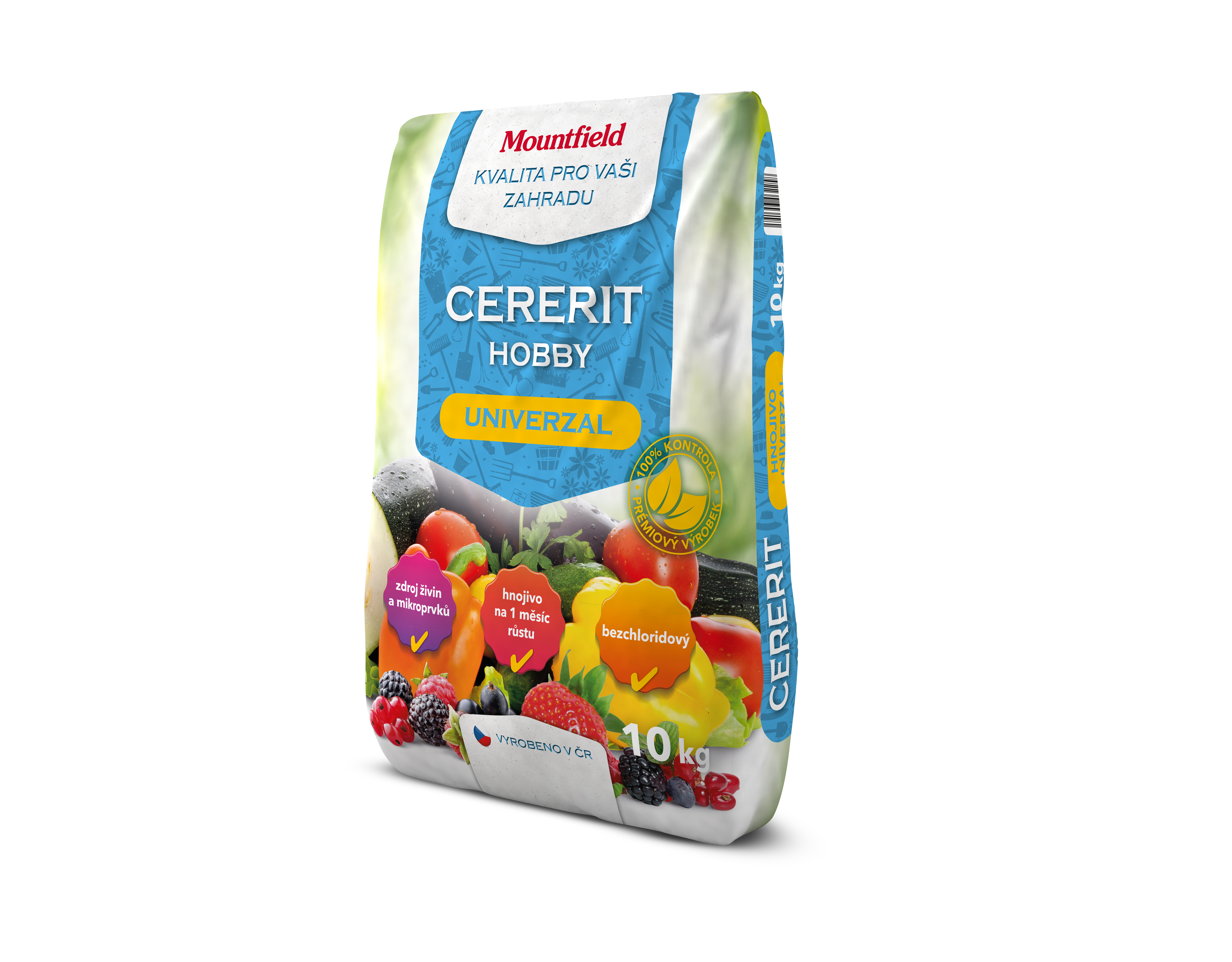 Pytel Cererit Univerzal na bílém pozadí